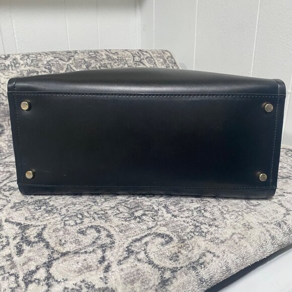 Kate Spade Arbour Hill Kyra Sweetheart Handbag in Black and Pink - Picture 5 of 7